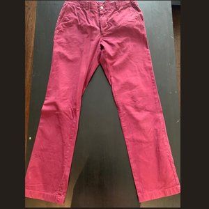 Vineyard Vines 32 x 34 Red Pants